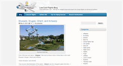 Desktop Screenshot of flights-blog.lowcostroutes.com