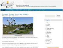 Tablet Screenshot of flights-blog.lowcostroutes.com